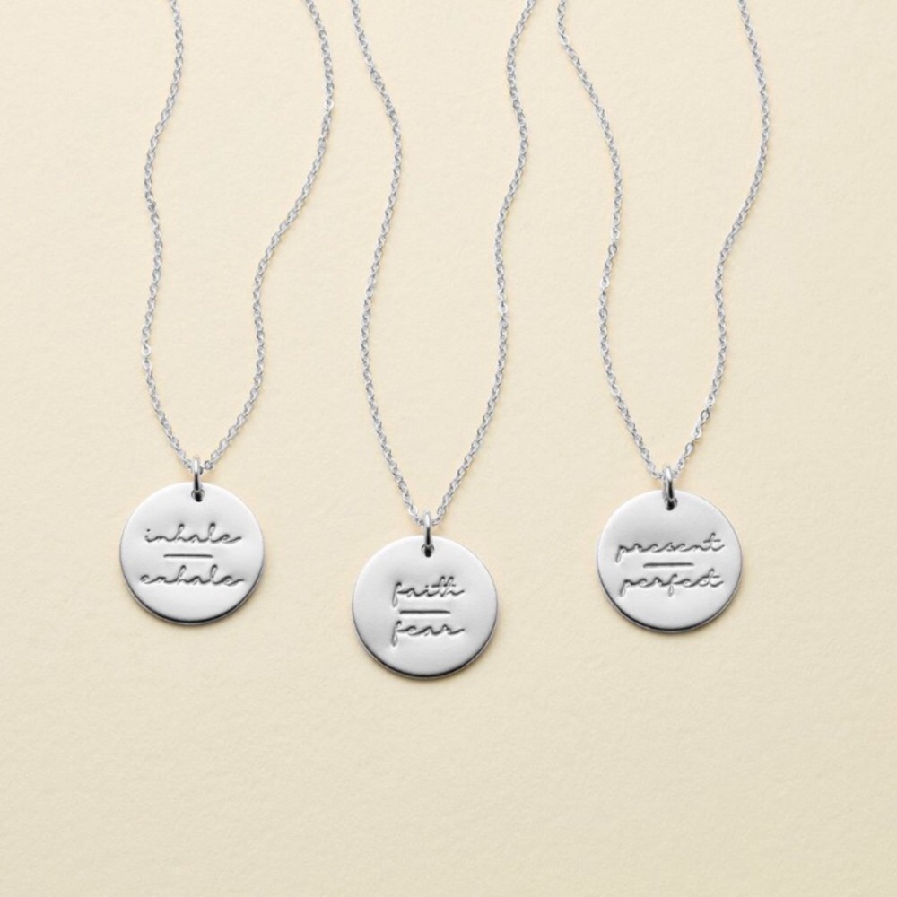 Inner Peace Mantra Bohemian Gold Charm Necklace - Picture 15 of 15